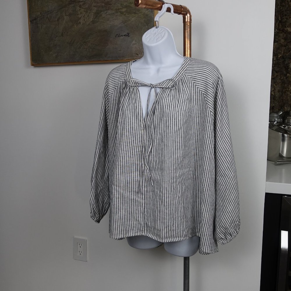 XL Cotton Peasant Blouse NWT